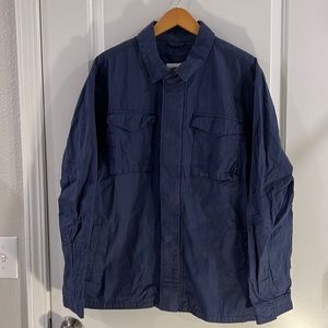 Blue light weight utility jacket